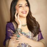 Madhuri Dixit Instagram – Stepping into the spotlight with a splash of purple 💜

#saturday #saturdayvibes #dancedeewane #photoshoot #photooftheday