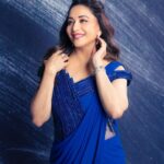 Madhuri Dixit Instagram - Lost in deep sea of dark blue dreams 💫 #friday #fridayvibes #photoshoot #photooftheday