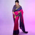 Madhuri Dixit Instagram - A pop of pink, a dash of grace 🫶🏻 #thursday #tbt #photooftheday #photoshoot #dancedeewane #sareelove