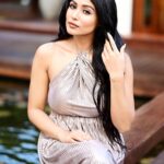 Madhurima Basak Instagram - a simple pose…. #posing #longhair #glitteryeyes