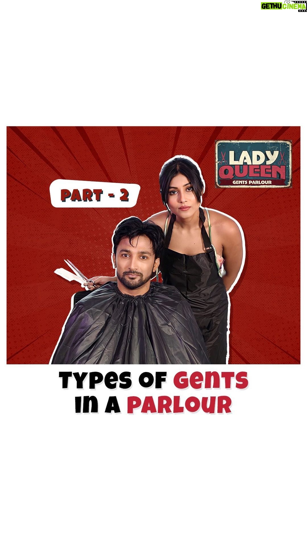 Madhurima Basak Instagram - Types of Gents in a Parlour ft. @madhurimabasak9 & @joeydebroy_official #LadyQueenGentsParlour directed by @sagnikchat , Streaming Now only on #Addatimes, subscribe now! #AddaEkhonJomjomat #Addatimes2023 #adda #NewSeries