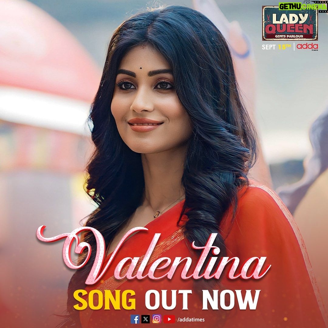 Madhurima Basak Instagram - #LadyQueenGentsParlour-এর প্রথম গান #Valentina @saptak_sanai_das-এর কণ্ঠে ও @dhruuuuuuu -এর কথায়, এসে গেছে! Check it out now : LinkInBio Series directed by @sagnikchat, Premieres only on #Addatimes on September 15th, subscribe now! @madhurimabasak9