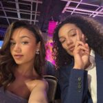 Madison Bailey Instagram - Cinderella & Princess charming 🤞🏽 thank you for having us @lalgbtcenter so many beautiful words spoken in that room last night🏳️‍🌈