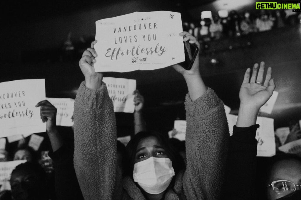 Madison Beer Instagram - vancouver thank you so much u made me cry the second those signs went up The Vogue Theatre