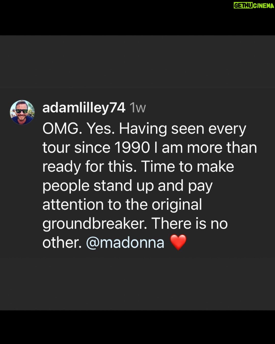 Madonna Instagram - Now Loading………….♥️ #madonnacelebrationtour
