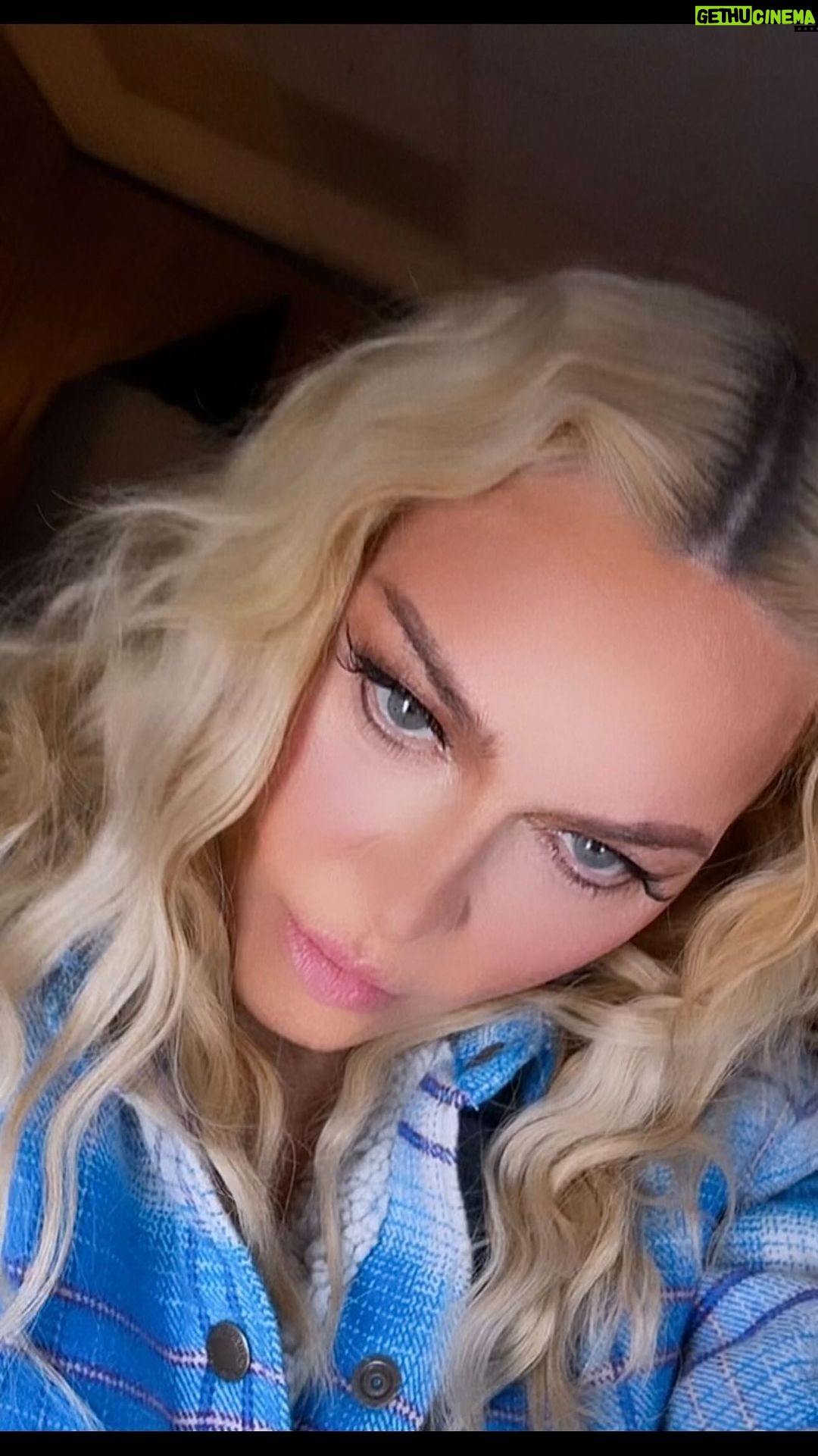 Madonna Instagram - Vogue Bunny……………. Its Hot in my Dressing Room………….