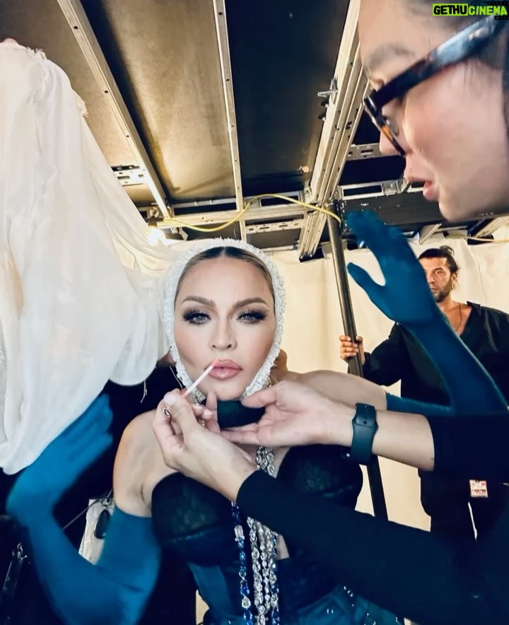 Madonna Instagram - Before, during and after………….BTS! #madonnacelebrationtour