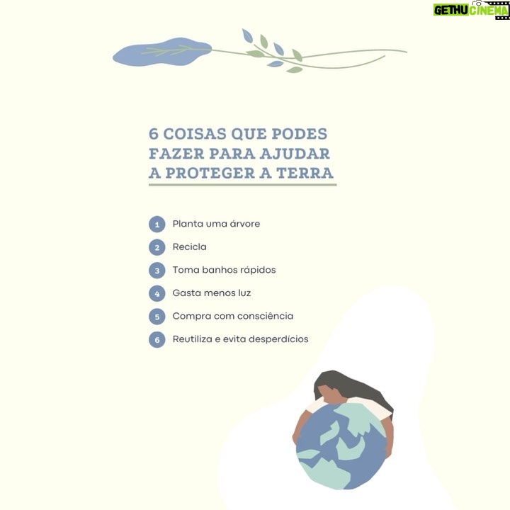 Mafalda Matos Instagram - Sabias que… hoje é o dia mundial da terra? A mãe terra, que tanto nos dá e nos proporciona 🌿 Na fotografia a seguir 👉🏼 (arrasta para o lado), deixo 6 dicas de hábitos que podemos adotar para ajudar a proteger e a cuidar da nossa terra, da nossa “casa” comum 💙🌎 Diz-me… fazes alguma dessas 6 coisas? Se sim, o quê? Conta-me nos comentários 🤗👇🏼 Porque a nossa missão é uma: cuidar, proteger e preservar a Terra! O dia da Terra (deveria ser) são TODOS os dias 🙌🏼 . . . #foco #crecimientopersonal #reflexao #reflexa #o #pensamentos #autocuidado #desenvolvimentopessoal #sabedoria #amorproprio #felicidade #autoconhecimento #vida #empoderado #holistic #energiapositiva #energia #holistico #vibracion #mujerholistica #conciencia #earthfocus #earthday2022 #earth #worldearthday