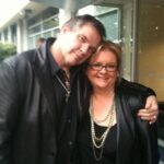 Magda Szubanski Instagram - Oh #meatloaf… like a bat outta hell, straight into heaven 🦇👼🏻 😞 Condolences to his family. This is us at the filming of “Spicks and Specks” in 2010 with my sister Barb, mate Kristen and a bonus pic of awesome @adalitax What a terrible shame 🙏🏻🦇