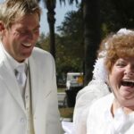Magda Szubanski Instagram - Woke in the middle of the night to the terrible terrible news that Shane Warne had died. I’m in utter shock. Inconceivable that a life crammed with so much genius and larrikin charm could be snuffed out so suddenly and so soon. When we filmed these immortal scenes Warnie proved that he was not just a great sportsman but also a great sport. He played along with our shenanigans and we had loads of fun. He was a great pasher! In between takes we chatted and I totally fell under the spell of the famed Warnie charm: he was thoughtful and very sweet. He was born not far from where I lived and so much of him was typical, Melbourne outer suburban boy. Except, of course, that he was blessed by the gods of cricket. My god. So blessed. But also dedicated and hard working. He taught me - or rather Sharon - how to do the flipper and recounted how he would practice that spin hundreds of times a day until he could propel a cricket ball one metre straight up into the air just by clicking his fingers. His fingers were like small tree trunks. But mostly I remember how he spoke with such great love and pride of his beautiful kids. This is a shocking loss for our nation and for the cricketing world And poor Sharon has lost her hero and the love of her life But right now my heart is with his family and his friends - and most especially with his beautiful children Jackson Summer and Brooke whom he loved so very very much RIP Warnie 💔 sending love to you and Rod Marsh up there in cricket heaven ❤️ 🏏 Mags @jacksonwarne18 @summerwarne @brookewarne @jasonwarne30 @shanewarne23 #warnie #shanewarne #cricket #kathandkim