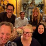 Magda Szubanski Instagram - Superb night @richard.e.grant cooking up trouble for Paul Rudd, Florian, @oliviagranted Kristen and me. Plenty of laughs which we all needed. Reg, you are the consummate host! Your house is a Curiosity Shop of wonders and magical beauty. And the statue of Babs is not THAT creepy. And I don’t know what you’re talking about…Paul Rudd is actually almost tolerable company ! 🧐 😜 love you to bits and back ❤️❤️❤️