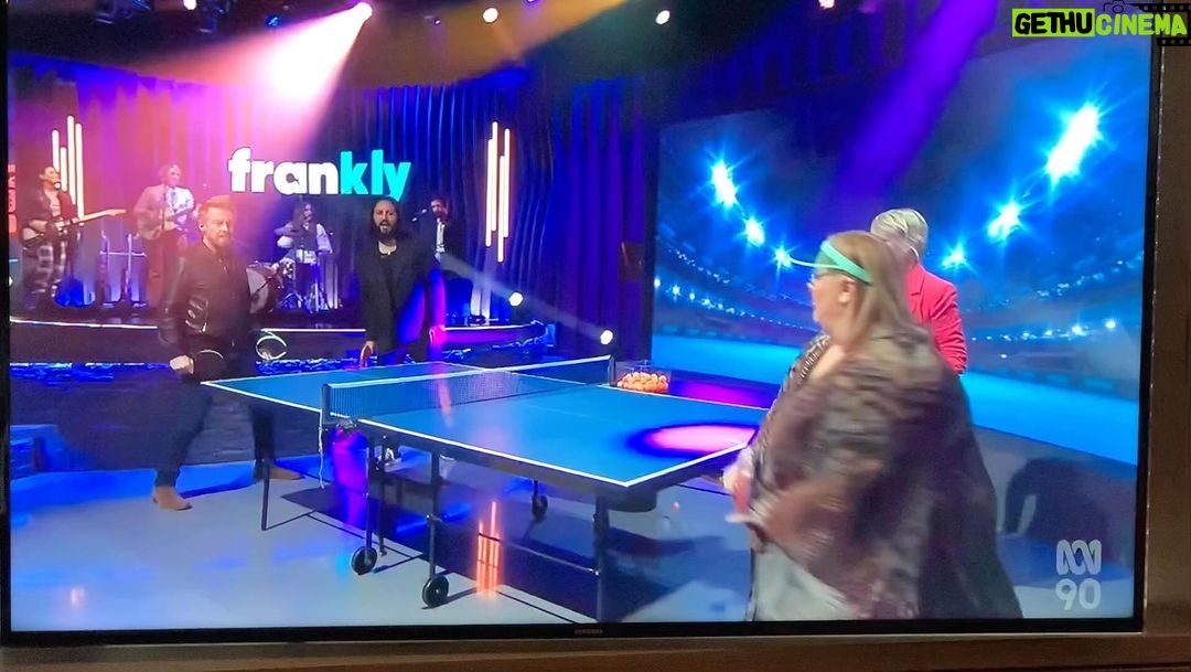 Magda Szubanski Instagram - Eastern European/assassin/father/tennis coach = a pretty killer backhand smash! If I do say so myself ππΎπ₯ Me ole Dad would be so proud. Miss you Pa β€οΈ