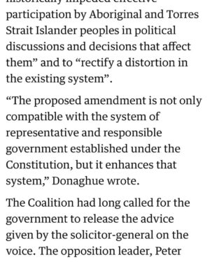 Magda Szubanski Instagram - When it comes to The Voice and the constitution… I’m no legal expert. But you know who is? The Solicitor General! Who says “The proposed constitutional amendment would not pose any threat to Australia’s system of representative and responsible government”. Indeed, “ the Voice would ‘enhance’ Australia’s system of government”. The NO campaign has just one strategy… create mass confusion. Let’s help spread some actual facts and clarity. 🩵 
you can read full story at two links in my bio. One of which “unpacks” claims by Jacinta Nampijinpa Price
I’ll just go grab some popcorn and wait for the avalanche of hate 🍿