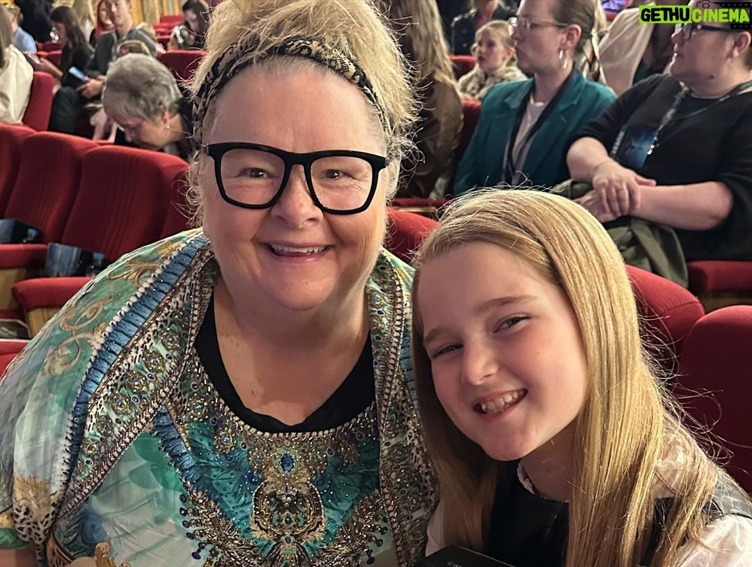 Magda Szubanski Instagram - Perfect goddaughter godmother night out With #Betty @lisacampbellcasting @davidcampbell73 @disneylittlemermaid What a fabulous film! We laughed we cried. Itβs a classic already π§ββοΈβ€οΈπΈπ§ββοΈ State Theatre