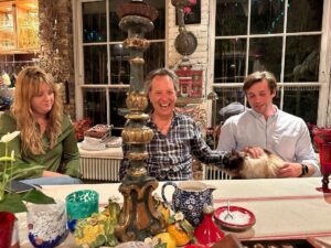 Magda Szubanski Instagram - Superb night @richard.e.grant cooking up trouble for Paul Rudd, Florian, @oliviagranted Kristen and me. Plenty of laughs which we all needed. Reg, you are the consummate host! Your house is a Curiosity Shop of wonders and magical beauty. And the statue of Babs is not THAT creepy. And I don’t know what you’re talking about…Paul Rudd is actually almost tolerable company ! 🧐 😜 love you to bits and back ❤️❤️❤️