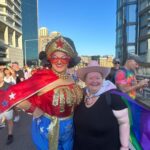 Magda Szubanski Instagram - 🏳️‍🌈🌈💕What an amazing day with my goddaughter #Betty @lisaluckiest and friends !!! So proud of our community and what we have achieved. As @brunswickett said, we dedicate this walk to those in other countries who are not free or safe to live their lives openly - let alone March with #pride #worldpride #pridemonth #pride🌈 Thanks for your support and leadership @albomp @senatorpennywong Sydney, Australia