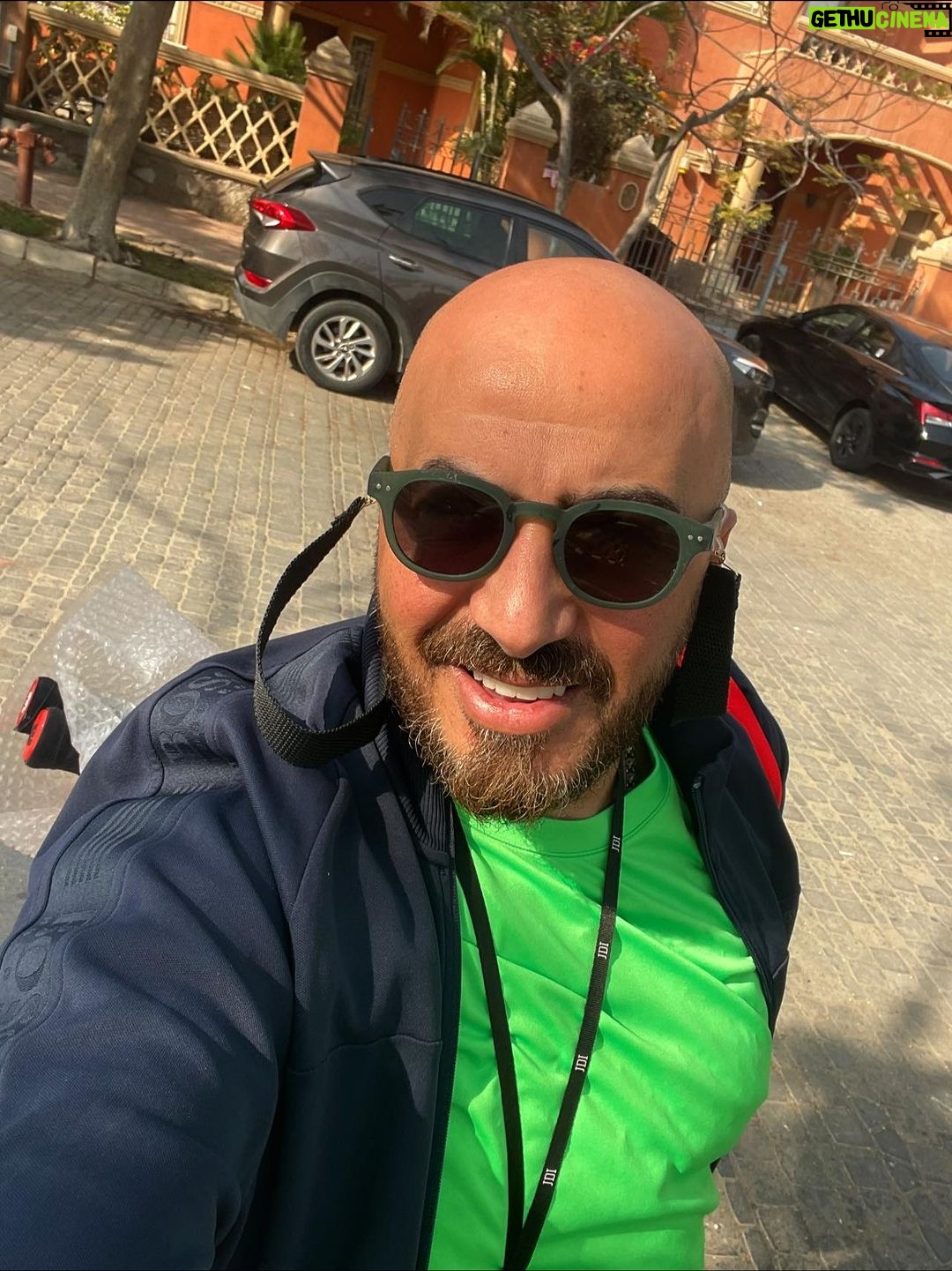 Magdy El Hawary Instagram - صباح الحيوية والنشاط 🤗💪#تنس 🏸🎾