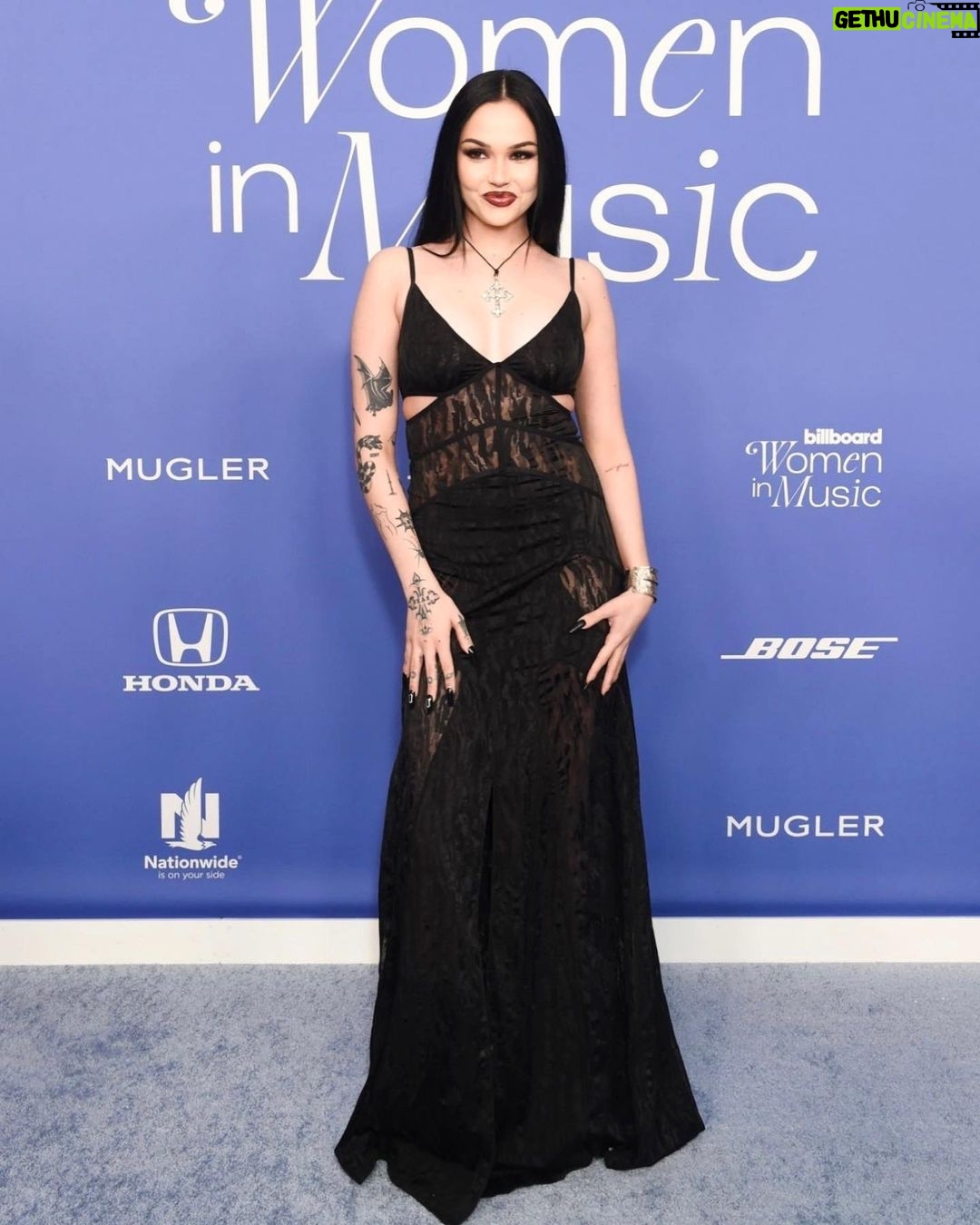 Maggie Lindemann Instagram - thank you for having me @billboard …🩸