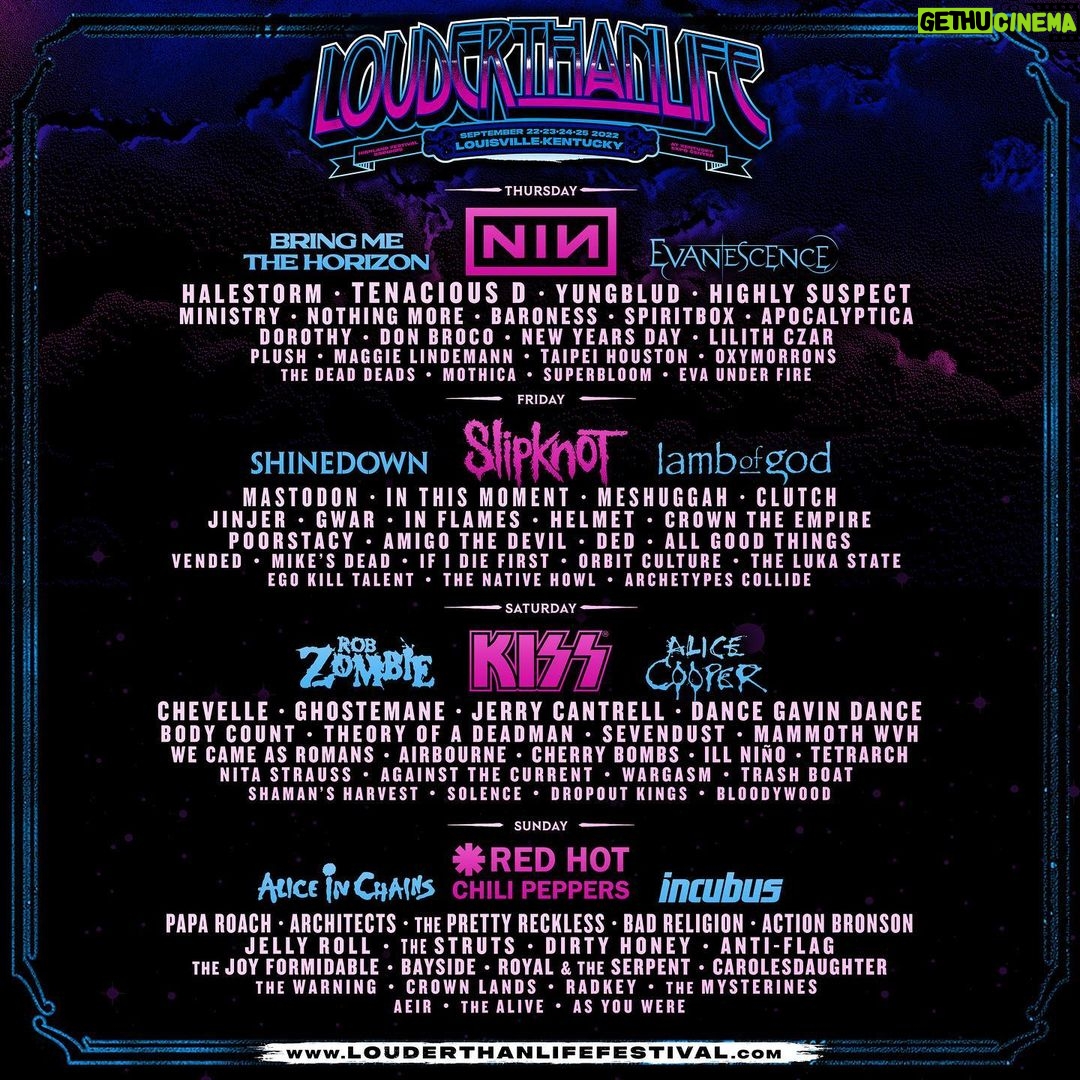 Maggie Lindemann Instagram - performing at @louderthanlifefest on thursday, september 22 in Kentucky!! same day as evanescence, do u hear me crying?🖤 tix in bio