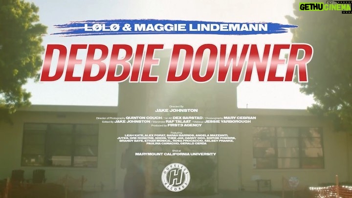 Maggie Lindemann Instagram - debbie downer mv out now!!<3 thank u for letting me be a part of this @lolo 🖤 link in my bio