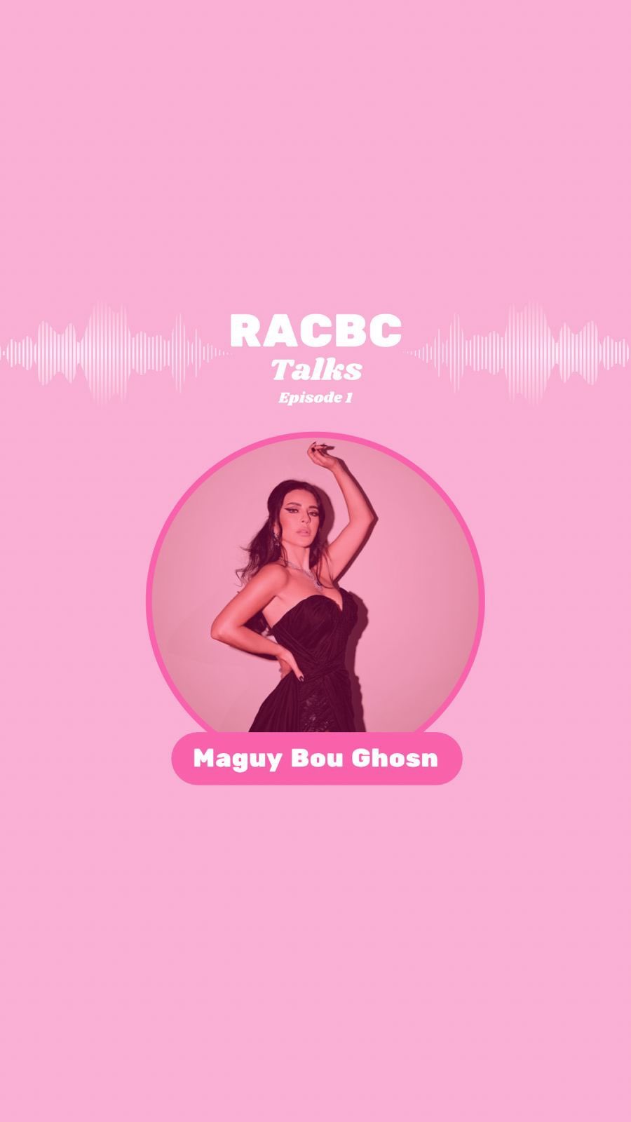 Maguy Bou Ghosn Instagram - During our breast cancer initiative βHopeβ, we had the ultimate pleasure to interview the Lebanese Star @maguyboughosn for her constant support for women π Every ribbon makes a difference π #breastcancerawareness #maguyboughosn βββββββββ RAC BC talks episode 1 ft. Actress Maguy Bou Ghosn π