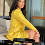 Maguy Bou Ghosn Instagram - 💛 #MaguyBouGhosn #ماغي_بو_غصن Outfit by @dalidaayachboutique