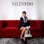 Maguy Bou Ghosn Instagram - 🖤 @maisonvalentino #ValentinoBlackTie #MaguyBouGhosn | #ماغي_بو_غصن