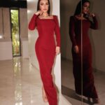 Maguy Bou Ghosn Instagram - ✨♥️ | 🪐 إطلالتي ببرنامج #ثقة_عمياء مع #علي_نجم قريباً 💥 #MaguyBouGhosn | #ماغي_بو_غصن Dress by @nourfathallah Jewelry @lateliernawbar Styled by @styledbyibra Photographer @georgess_saliba Make up @patriciariga Hair @wael_jjawad by @michel_layoun الكويت - Kuwait