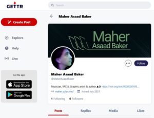Maher Asaad Baker Instagram - Maher Asaad Baker Gettr account:

https://gettr.com/user/maherasaadbaker