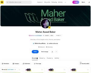 Maher Asaad Baker Instagram - Check out my #NFT on @rarible 
https://rarible.com/maherasaadbaker
@opensea
#verified account