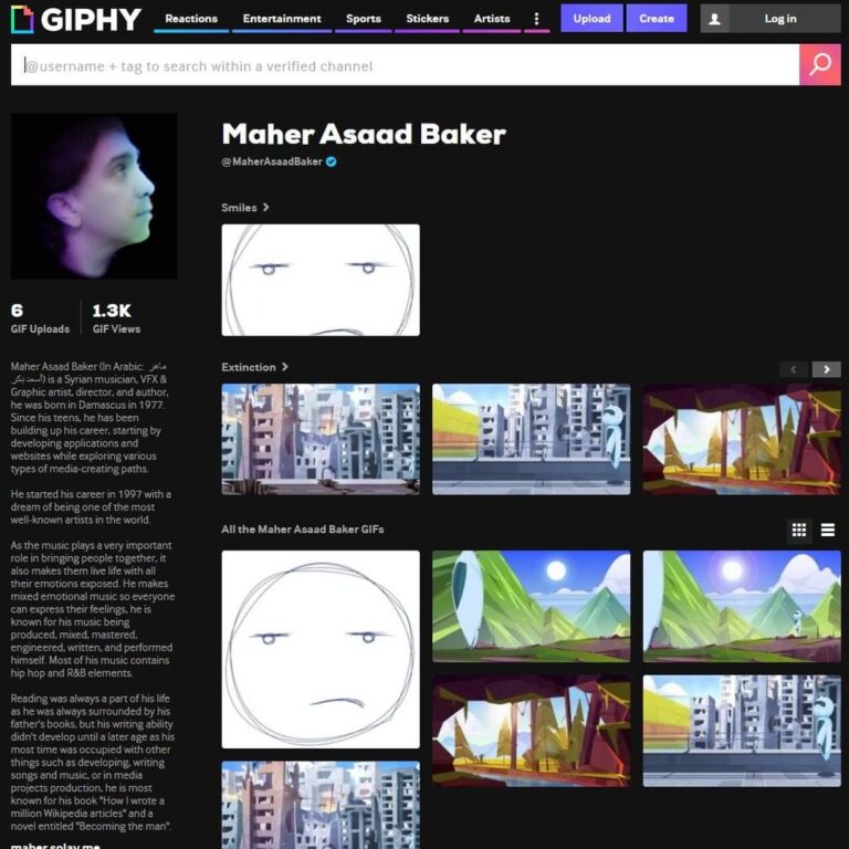 Maher Asaad Baker Instagram - Visit my Giphy page for animated GIFs, also available through Whatsapp and Facebook messenger. Verified channel: https://giphy.com/MaherAsaadBaker @giphy
