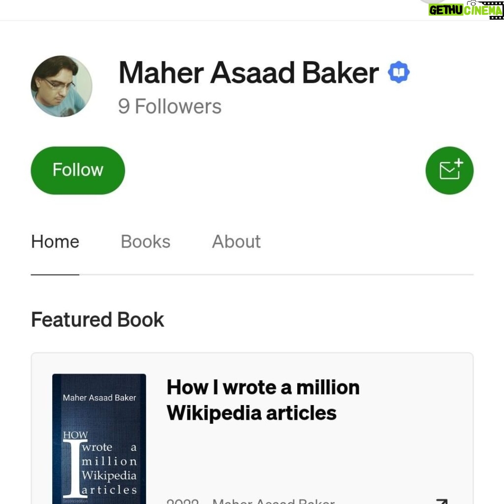 Maher Asaad Baker Instagram - توثيق حسابي على موقع ميديوم كمؤلف كتب موثق. 😎 I'm now a VERIFIED BOOK AUTHOR on @Medium. Check my account, follow me, and signup, you may find it interesting. https://maher-asaad-baker.medium.com #verify #verified #author #medium #book #free #توثيق #موثق