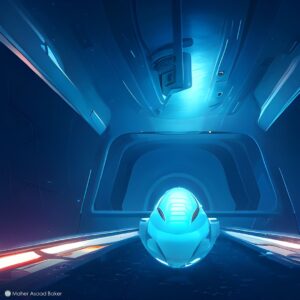Maher Asaad Baker Instagram - Underwater sunken spaceship