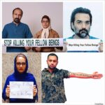 Mahnaz Afshar Instagram - Stop Killing Your Fellow Beings كشتن همنوعان خود را متوقف كنيد