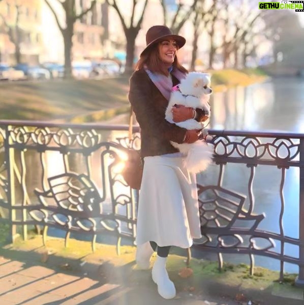 Mahnaz Afshar Instagram - ا💙 در دنیای عجیب اینروزها آنچه باقی میمونه و میتونه انسانهارو از چرخه تاریک و و بدها محافظت کنه، قوی بودن و مهرورزیدن به خود ،انسانهای دیگه، طبیعت و حیواناته۔ در غیر اینصورت تصویر دروغی از خودمون ساختیم۔ آیا اهنگ ( بیت دریادل )که روش گذاشتم برای شما شنیده میشه و عکس باز میشه؟ Our lovely Paffy #animallovers #winter #germany