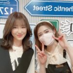 Mai Hakase Instagram - 友達のゴニオッパ @gunheenim のヘアサロン @gunhee_tokyo にてカラーカット💇‍♀️韓国のヘアスタイルにしたいならここがオススメです❤️サロンの中も韓国のヘアサロンのようなので韓国に行ったような気分にもなります♪ 是非行ってみてください🥰 スアさんありがとうございます🥺 @gunhee_tokyo @suakm_gunhee @gunheenim #韓国ヘアスタイル
