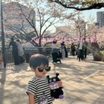 Mai Hakase Instagram - 今年も桜きれいだったなぁ🌸 毎年、自分の誕生日頃は寒い冬からだんだん暖かくなり桜が咲いて外を歩きたくなるような、そんな春の訪れを感じられるこの時期が（花粉症も無いので）1年で1番好きです🥺❤️ #桜 #sakura