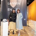 Mai Hakase Instagram - @lanvin_en_bleu_womens のSS展示会へ🥰💓今回もかわいいお洋服ありすぎて春が来るのがワクワクしました💓 あゆむと色違いのスプリングコートをオーダーしたよ🥰早く着たい〜💓 @lanvin_en_bleu_womens #pr #lanvinenbleu