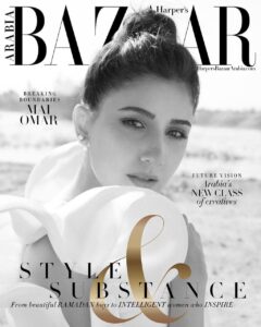Mai Omar Instagram - I can’t express how happy & excited I am to be on Harpers Bazaar’s April’s cover ❤Thank you so much @harpersbazaararabia for this beautiful cover & most of all for the amazing interview we had that made me open up and share my journey with you @emilybazaar Thank you to an incredible team that made this happen Photographer @mseifphotography Styling and Art Direction My one and only @yasmineeissa Makeup @rashad.makeupworks Hair @yousefalashkar #maiomar #maiomarfans #harpersbazaar bazaar #harpersbazaararabia