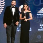 Mai Omar Instagram - شكرا مجموعه وشوشه جائزة #أفضل_ممثله_سينمائيه شكرا أ. أحمد الهواري و أ. علاء الكحكي علي التكريم و شكرا لثقه الجمهور و تصويتهم و الفانز اللي ديما في ضهري و بيكونوا دايما سبب نجاحي 🙏♥️