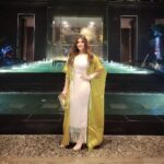 Mai Omar Instagram - I'm gonna miss Ramadan nights 🎆 @theritzcarltondifc @thealln1agency Kaftan @sophia_benyahia_kaftan Stylist @khemissi_imen Ritz Carlton, DIFC, Dubai