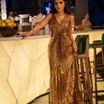 Mai Omar Instagram - @ooonezaabeel After party 💥 @theswmanagement @sossiwartanian Dress @semsem Makeup @charlottetilburyarabia Hair @olivejeannehairstylist Jewellery @bijouqofficial One&Only One Za'abeel