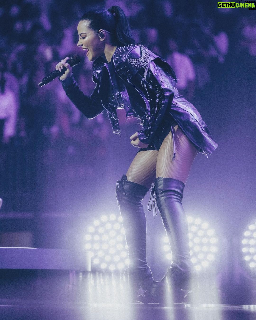 Maite Perroni - 803.3K Likes - Aquí vamos otra vez con todo nuestro corazón lleno de amor y una maleta llena de ilusiones … next stop LATAM … COLOMBIA este viernes nos vemos en Medellín.