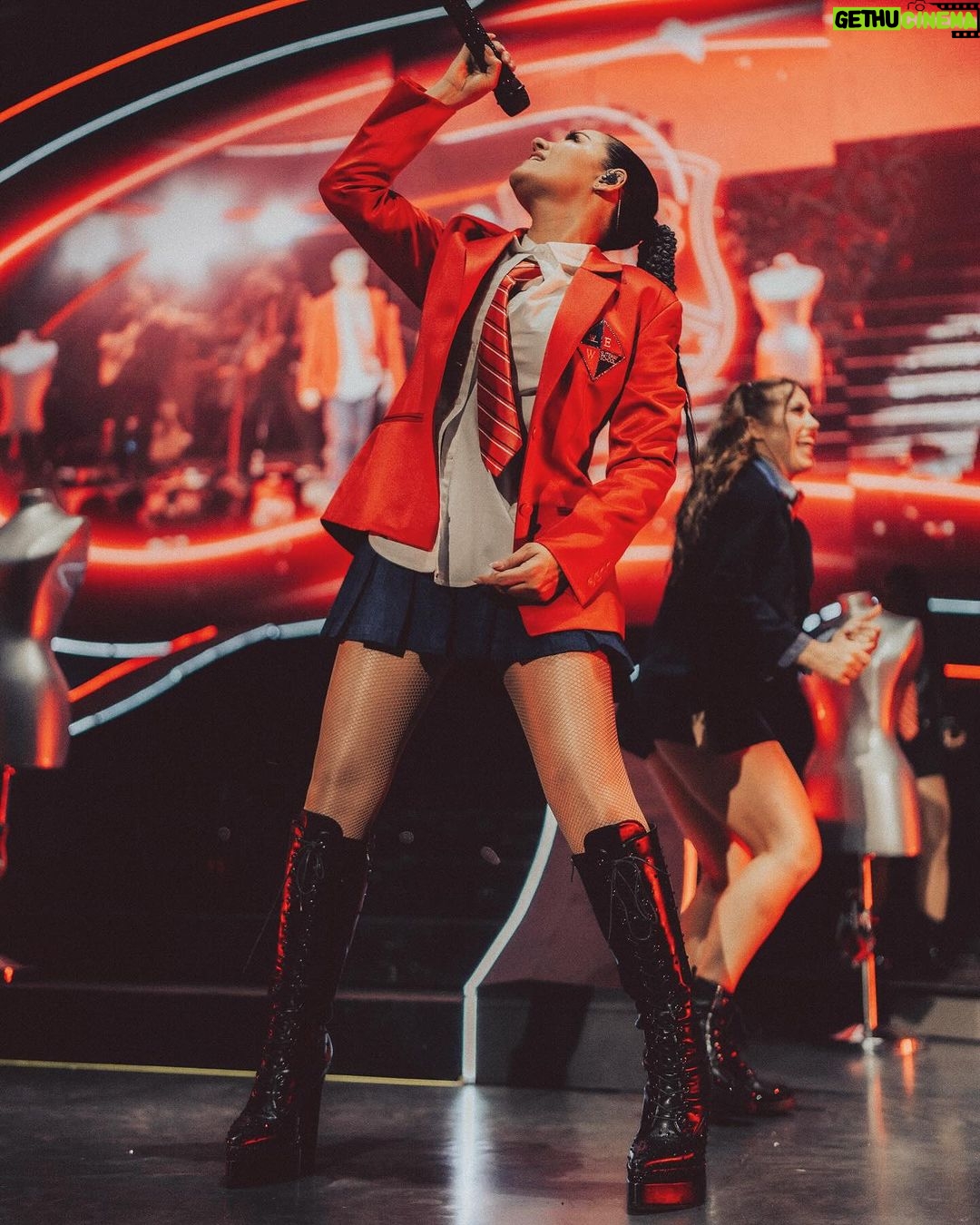 Maite Perroni - 803.3K Likes - Aquí vamos otra vez con todo nuestro corazón lleno de amor y una maleta llena de ilusiones … next stop LATAM … COLOMBIA este viernes nos vemos en Medellín.