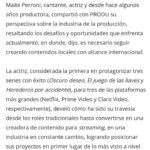 Maite Perroni Instagram - Hacer lo q te apasiona nunca será una pérdida de tiempo !!! Al contrario, seguirás encontrando siempre lo que te reta, lo que te motiva a seguir… la competencia es contigo mismo, con nadie más. Gracias @produ por el espacio y la plática 🙏🏻 gracias siempre Vane.
