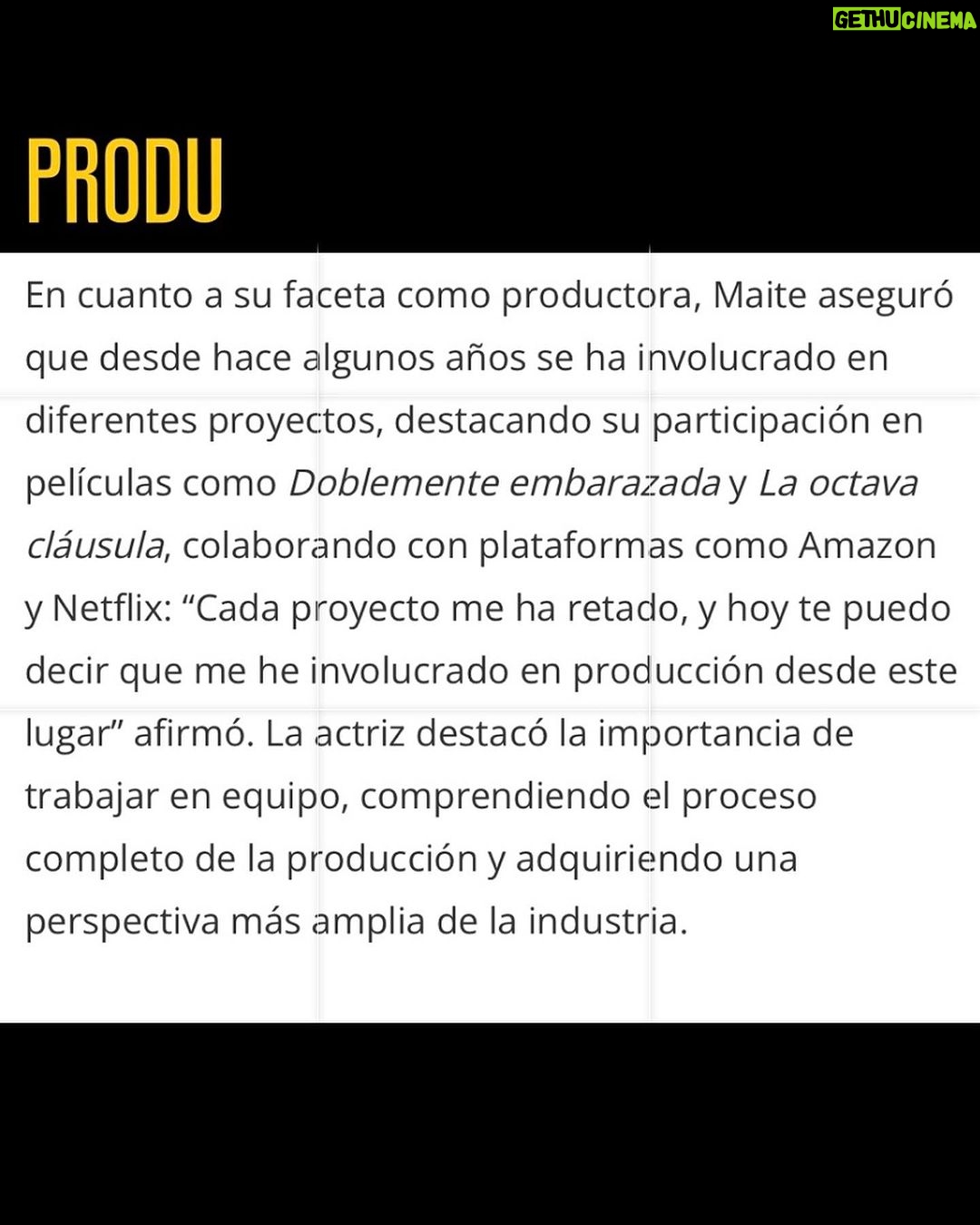 Maite Perroni Instagram - Hacer lo q te apasiona nunca será una pérdida de tiempo !!! Al contrario, seguirás encontrando siempre lo que te reta, lo que te motiva a seguir… la competencia es contigo mismo, con nadie más. Gracias @produ por el espacio y la plática 🙏🏻 gracias siempre Vane.