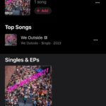 Makayla Lanvin Instagram - WE OUTSIDE IS OUT NOWWW!!!! EVERYWHERE on all music streaming platforms 👑🔥🔥🔥🔥‼️‼️‼️‼️🔥 #theprincessofphiladelphia