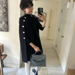 Maki Tamaru Instagram - 先日の私服 またまたイタズラしながら 大量の写真を撮ってる 📸by 🦕 スタートは お気に入りで、もう長く愛用している NOIR KEI NINOMIYA バッグ　@maxmara ブーツ　@pellico_japan 　三枚目写真 アウター　@nemika_official バッグ　@delvaux ブーツ　@pierrehardy ひんやりする朝 今日はあったかいほうじ茶で スタート💪。 水曜日、今日も 楽しみながら頑張ろう。
