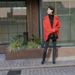 Maki Tamaru Instagram - 最近のお洋服 赤コートは @kolorofficial 3枚目のアウターは @sacaiofficial パンプスは @pellico_japan 4枚目は セットアップホワイト コートは @ade_tamarumaki スニーカー　@pierrehardy 5枚目写真は　@poloralphlauren LAUREN PURPLE LABEL 6枚目写真は　ワンピース @sacaiofficial 7枚目写真のコートは @anteprima_japan #私服 #衣装 #最近のお洋服 #今日も天気よし！ #冬コーデ