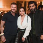 Malaika Arora Instagram - This one’s for you @iamarhaankhan …. Our all time favourite @davidbeckham ❤️….. thank you @sonamkapoor @anandahuja for such a warm n beautiful evening 🤗❤️